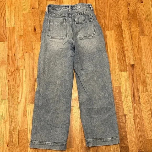 JBD Utility Pocket Jeans Size 27 Medium Light Wash High Hem - Picture 7 of 8